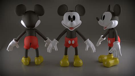 Mickey Mouse Model Cg Cookie