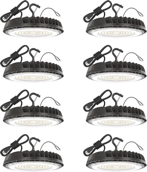 Hyperlite High Bay Led Shop Lights 150w 8packs 21000lm5000k Ufo Led