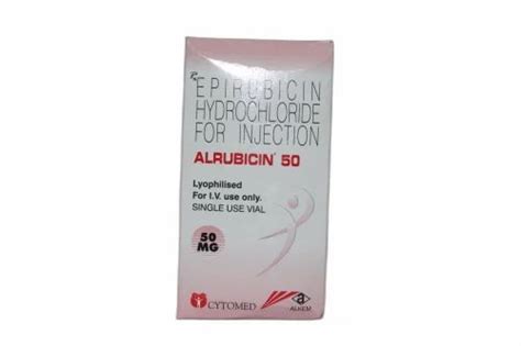 Epirubicin Mg Farmorubicin Rd Non Prescription Treatment Oncology