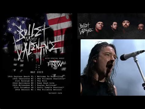 Bullet For My Valentine Tour W From Ashes To New Tour W Megadeth