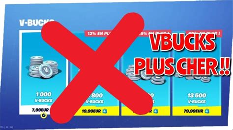 Le Prix Des Vbucks Va Augmenter Sur Fortnite