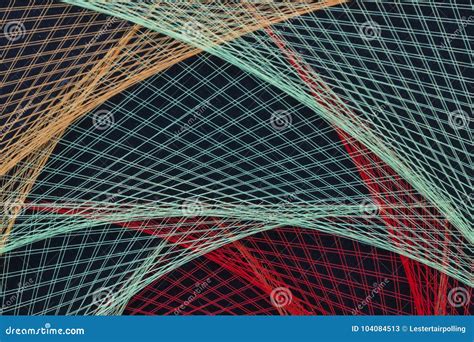 Abstract Background Of String Of Threads Taken Stock Image Image Of