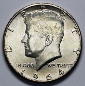 1964 P Kennedy Half Dollar BU Silver 50 Cents