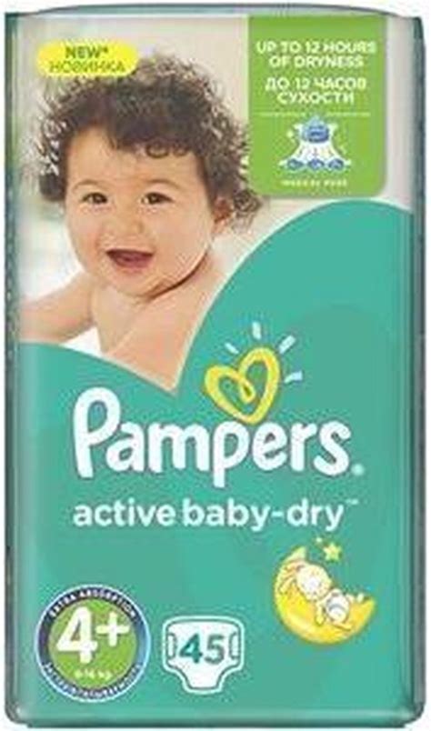 Pampers Active Baby Dry Luiers Maat 4 45 Luiers Bol