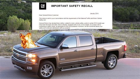 Chevy Silverado Recall Safety Info