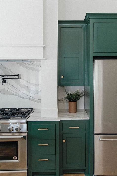 30 Emerald Green Kitchen Cabinets DECOOMO