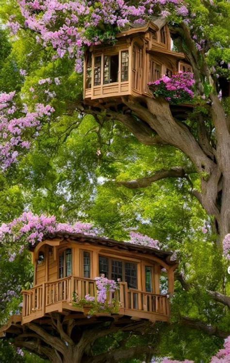 Pin By Ratz Ryan On A House Or A Home Tree House Beautiful Tree