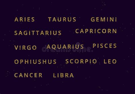 Horoscope All Zodiac Animals In Constellation Forms With Line And