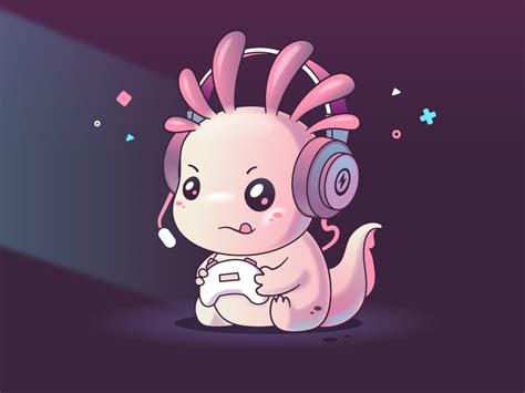 Cute Axolotl Wallpaper Enwallpaper