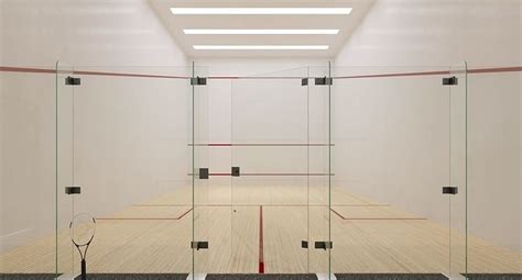 Single Squash Court 3d Model Cgtrader