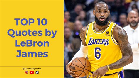 TOP 10 Quotes By LeBron James YouTube