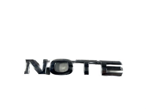 Emblemat Nissan Note Niska Cena Na Allegro Pl