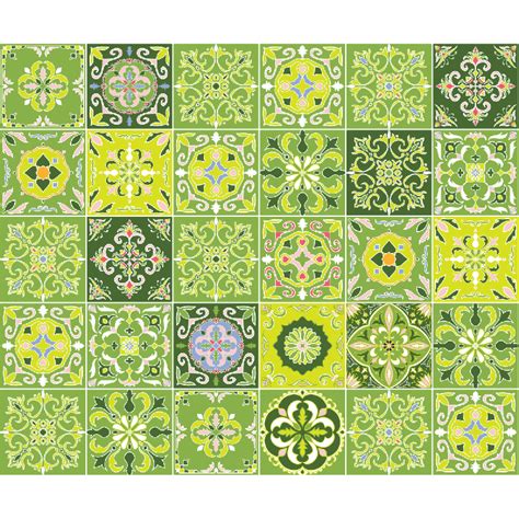 30 Stickers Carrelages Azulejos Bilbao