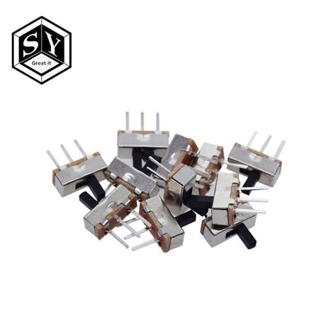 10pcs Interruptor On Off Mini Slide Switch Ss12d00 Ss12d00g3 3pin 1p2t 2 Position High Quality