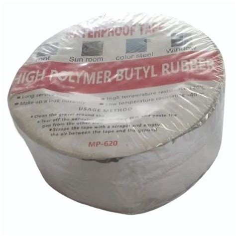 Backing Material Butyl Color White Base Polymer Waterproof Tape At