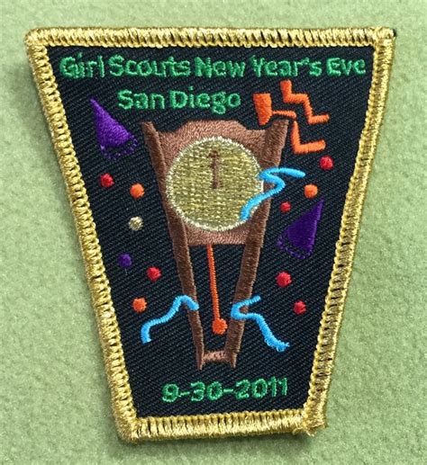 Girl Scouts San Diego 100th Anniversary Patch Girl Scouts New Years