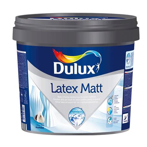 Farba DULUX LATEX MATT biała 3L 10239390655 oficjalne archiwum Allegro