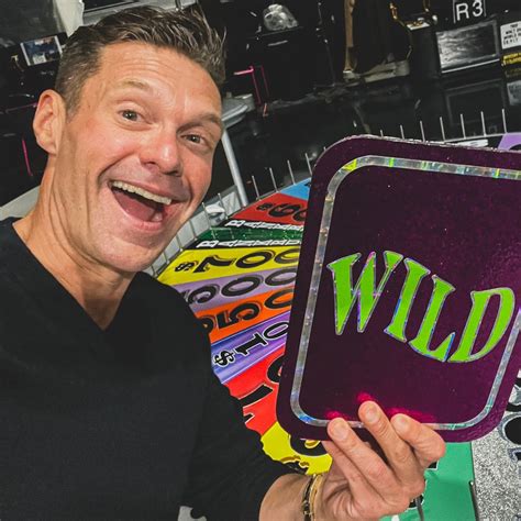 See Wheel of Fortune Host Ryan Seacrest During First Day on Set