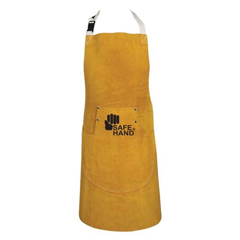 Premium Golden Cow Split Leather Welding Apron