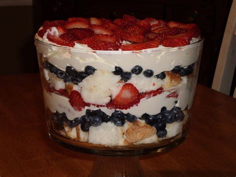 Red White And Blue Trifle Trifle Smores Red White Blue Christmas