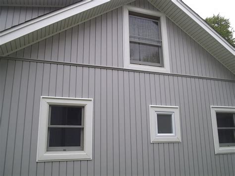 Grey Board and Batten Vinyl Siding — Randolph Indoor and Outdoor Design