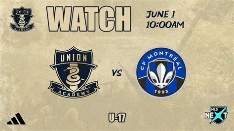 Union Academy U Vs Cf Montreal Youtube