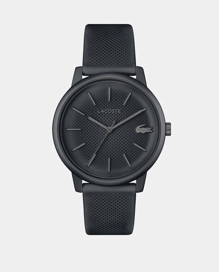 Reloj De Hombre Lacoste 12 12 Move 2011242 De Silicona Negra Lacoste