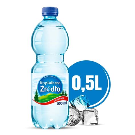 Krystaliczne Źródło Woda źródlana gazowana 500 ml Zakupy online z