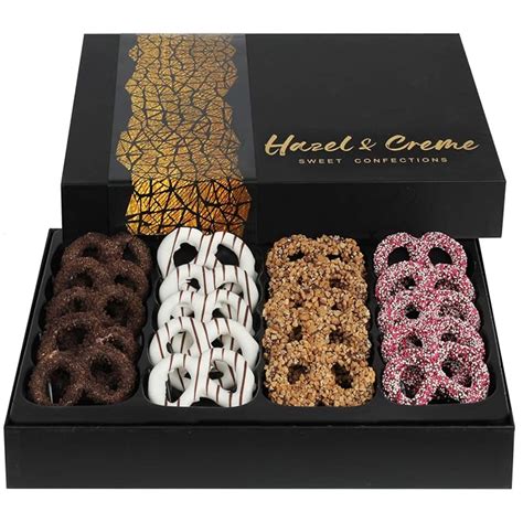 Buy Hazel And Creme Chocolate Covered Pretzel T Basket Gourmet Pretzels Chocolate T Box