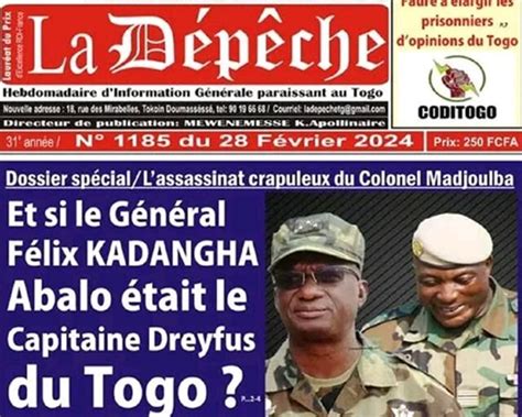 Togo La Haac Convoque Le Journal La D P Che Pour Cet Article