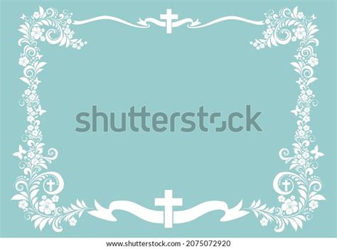 Art Deco Frames Cross Christian Symbol Stock Vector (Royalty Free ...