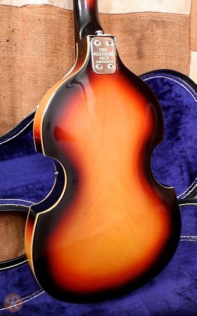 Greco Violin Bass Sunburst 1966 Reverb Uk