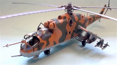 Revell 148 Mil 24d Hind Helicopter Youtube