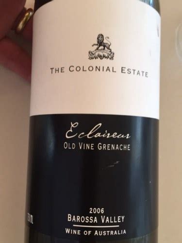 The Colonial Estate Eclaireur Old Vine Grenache Vivino Canada