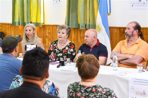 El Intendente PresentÓ La 33ª EdiciÓn De Las OlimpÍadas Para La Tercera