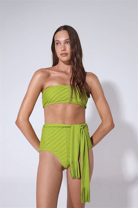 Helen Bikini Green Shani Shemer Swimwear