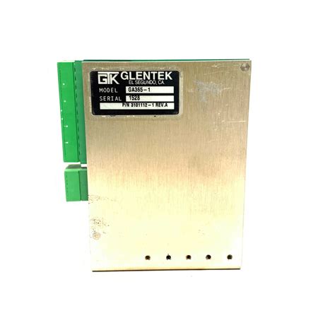 Glentek Servo Drive Amplifiers CNC Parts Dept Inc