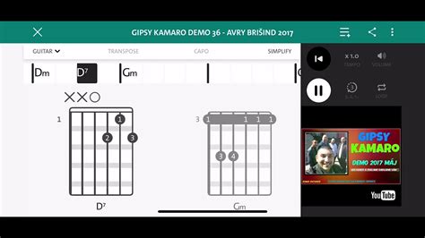 GIPSY KAMARO DEMO 36 AVRY BRISIND 2017 Cover Akordy YouTube