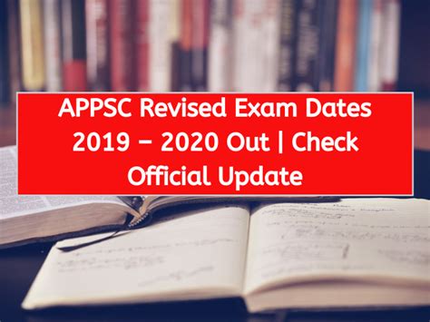 Appsc Revised Exam Dates Out Check Official Update Psc