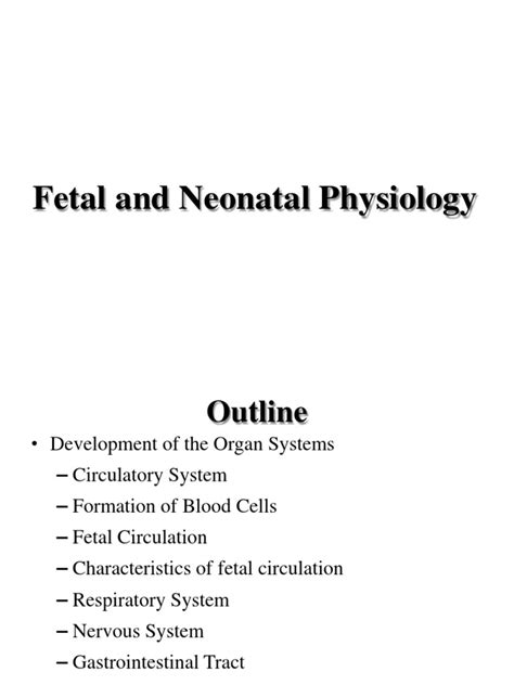 Fetal and Neonatal Physiology PDF | PDF | Fetus | Heart