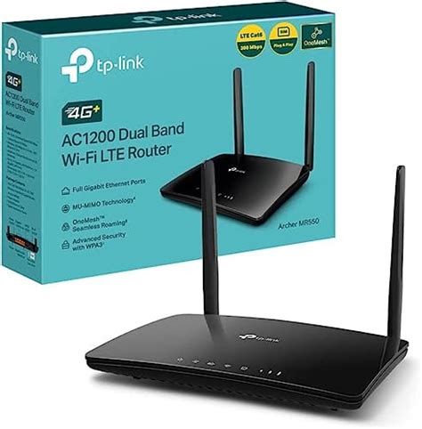 TP Link Archer MR550 Router 4G Advanced LTE CAT6 Wi Fi AC1200 5GHz