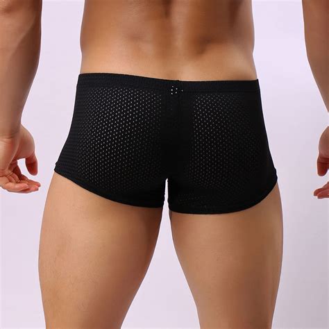 Aayomet Men S Underwear Boxer Brief Men S High Leg Opening Bikini