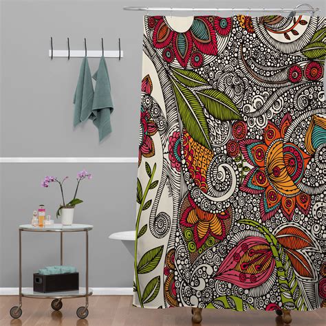 Langley Street Glosco Floral Single Shower Curtain And Reviews Wayfair