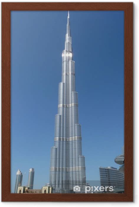 Framed Poster Burj Khalifa Dubai Pixersuk