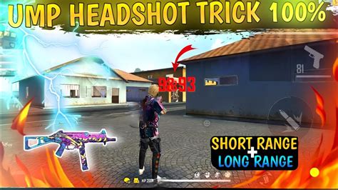 Ump Headshot Trick Free Fire Ump Aim Lock Trick After Update Short