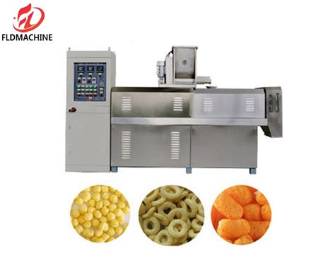 Corn Chips Snack Maize Snack Food Puffing Extruder Production Line