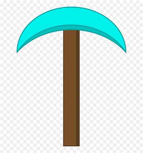 Diamond Pickaxe Minecraft Transparent