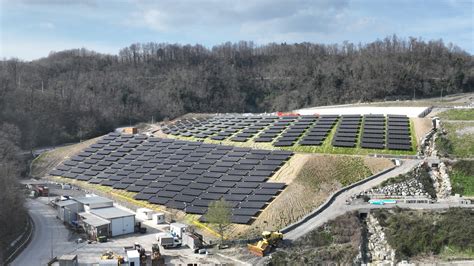 IL NUOVO CAMPO FOTOVOLTAICO A SCARPINO AMIU Genova