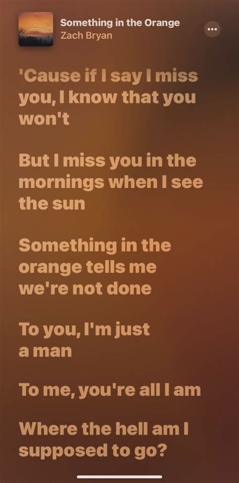 Something In The Orange In Country Music Lyrics Country Song