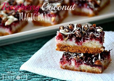 Raspberry Coconut Magic Bars Recipe